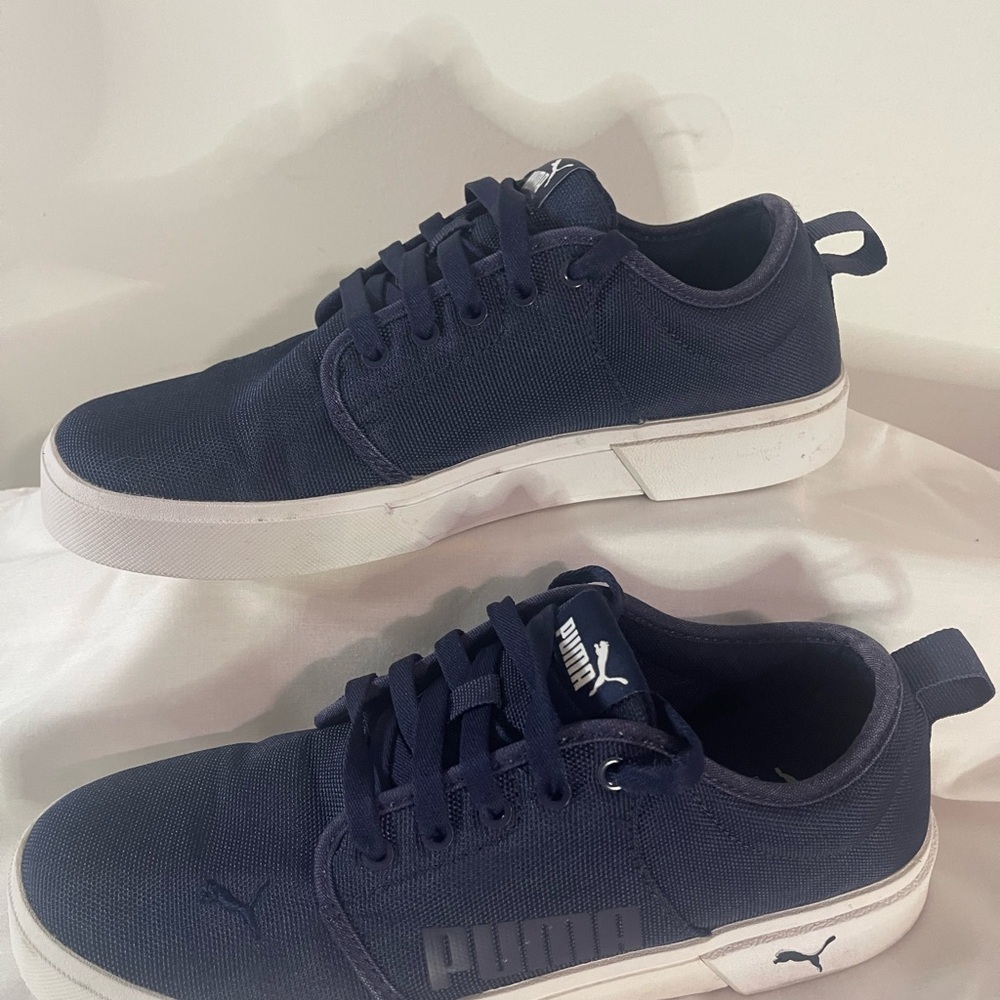 Puma Men's Deep Blue Sneakers - Picture 4 of 9
